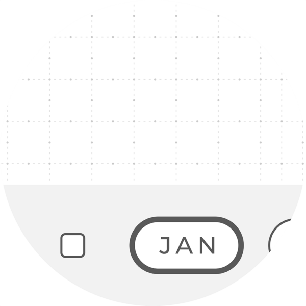 Jan 2024 Dec 2024 Zoom Month Tab Nav Bar Digital Planner iPad Goodnotes Calendar