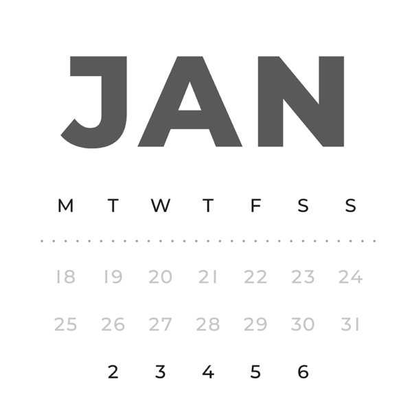 Jan 2024 Dec 2024 Zoom Monthly Calendar Monday Digital Planner iPad Goodnotes Calendar