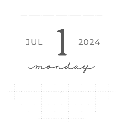 Jul 2024 Jun 2025 Zoom Weekly Monday Digital Planner iPad Goodnotes Calendar