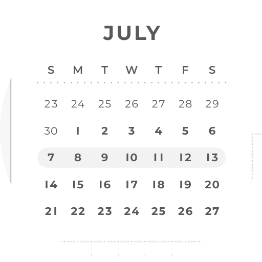 Jul 2024 Jun 2025 Zoom Weekly Saturday Digital Planner iPad Goodnotes Calendar